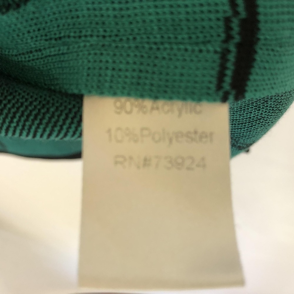 Ming Wang Cardigan Sweater Womens 2X Green Black Grid Check Knit Open Front - Picture 7 of 12